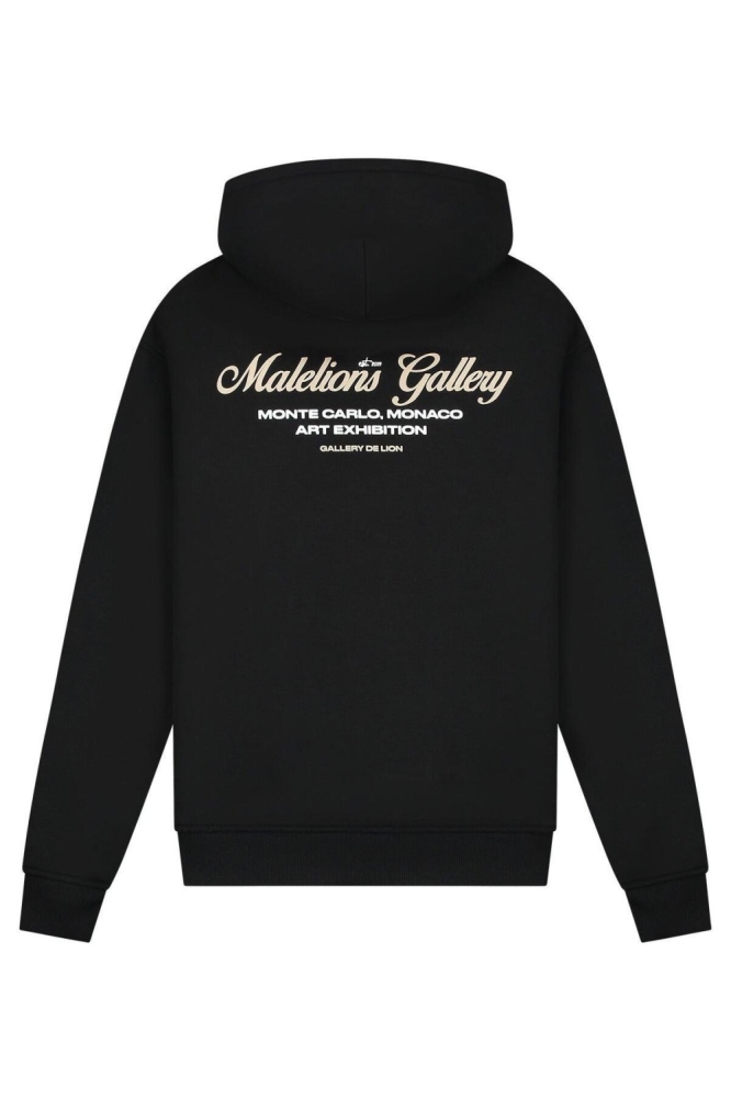 Malelions zwarte heren vest | Achteraanzicht