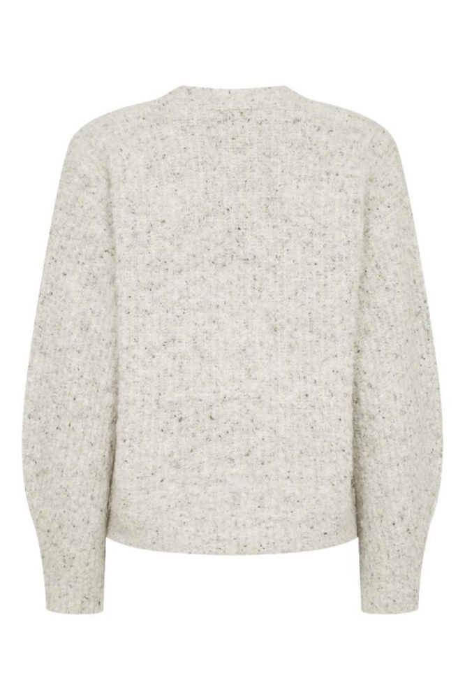 Freequent ecru dames vest | Achteraanzicht