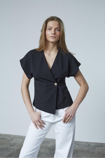 SisterS point T-shirt GEVELA VE 18864 BLACK