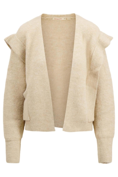 Zusss beige dames vest | Vooraanzicht