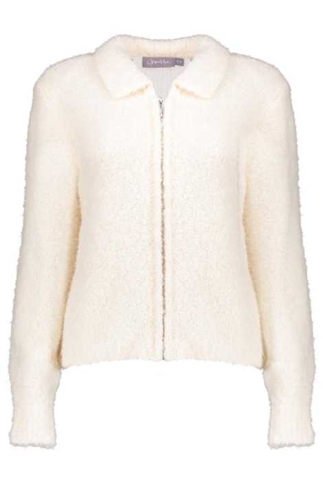 Geisha witte dames vest | Vooraanzicht