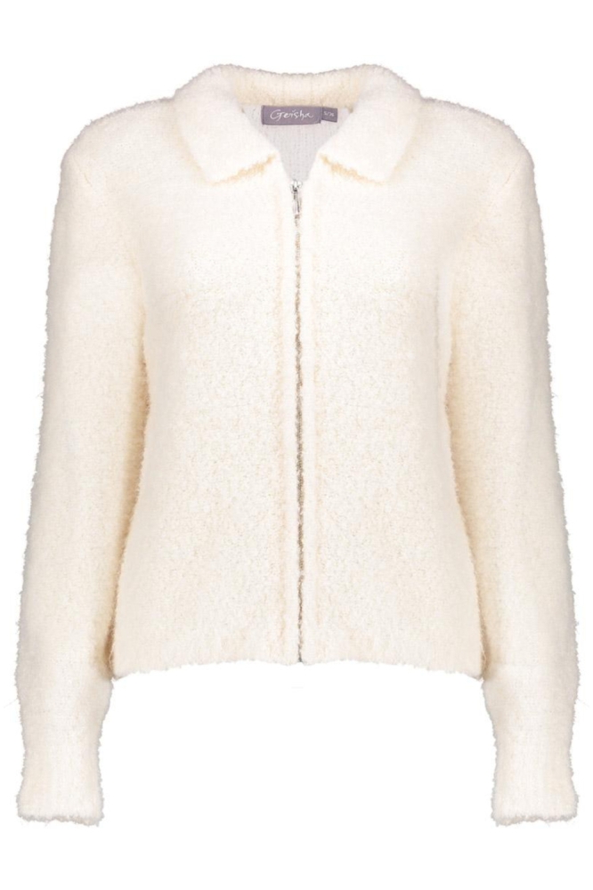 Geisha witte dames vest | Vooraanzicht