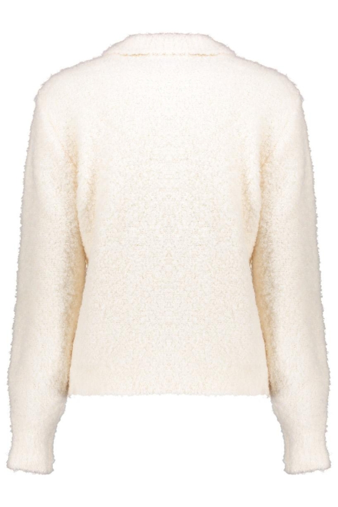 Geisha witte dames vest | Achteraanzicht