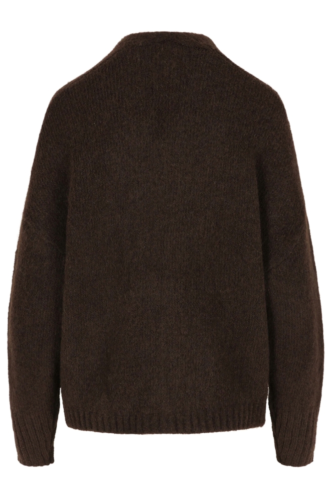 LolaLiza bruine dames vest | Achteraanzicht