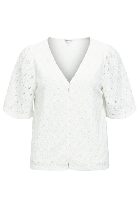 Object witte dames blouse | Vooraanzicht