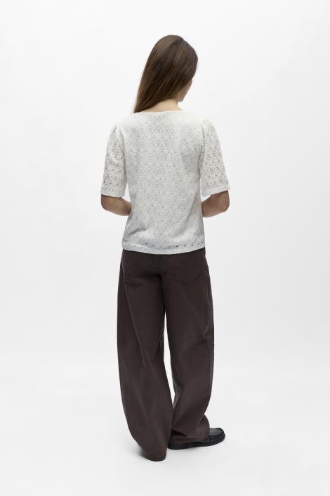 Object witte dames blouse | Model