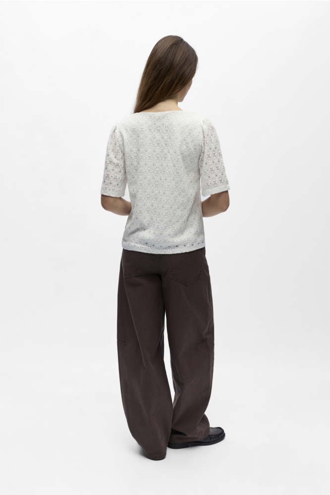 Object witte dames blouse | Model