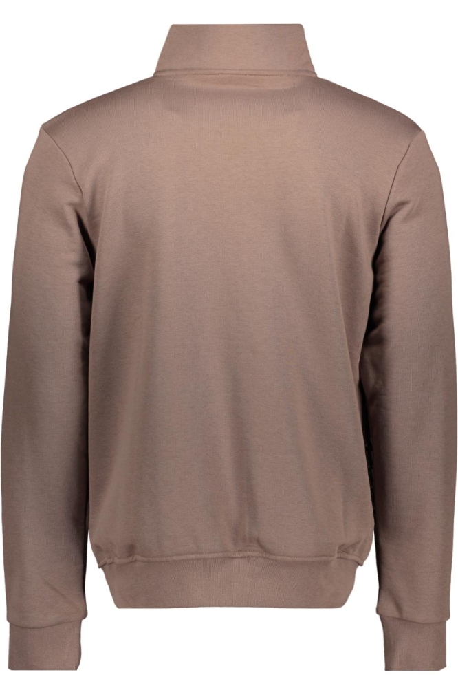 Ballin taupe heren vest | Achteraanzicht