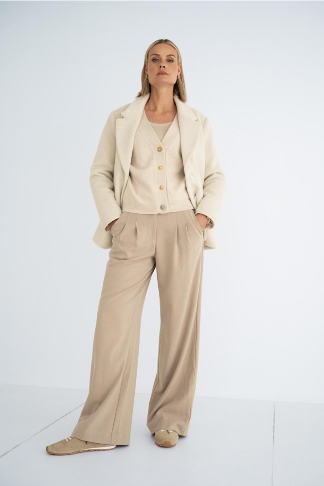 Maicazz beige dames vest | Model