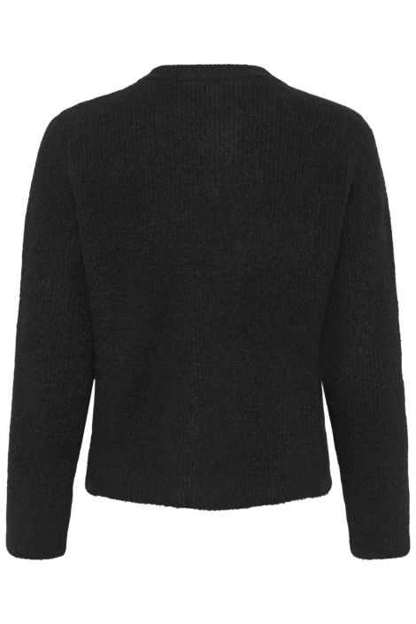 Kaffe zwarte dames vest | Achteraanzicht