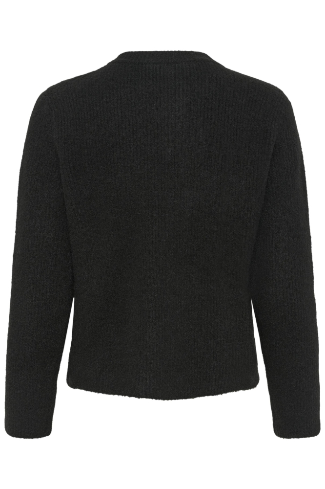 Kaffe zwarte dames vest | Achteraanzicht