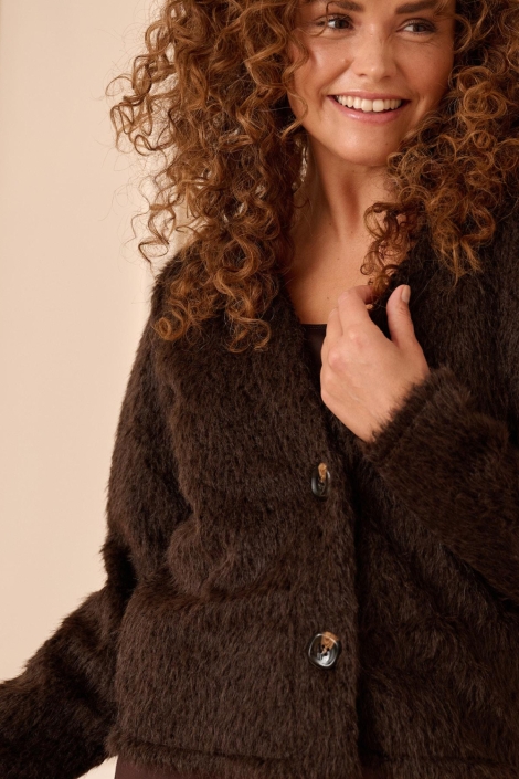 FOS Amsterdam bruine dames vest | Sfeerbeeld, In situatie