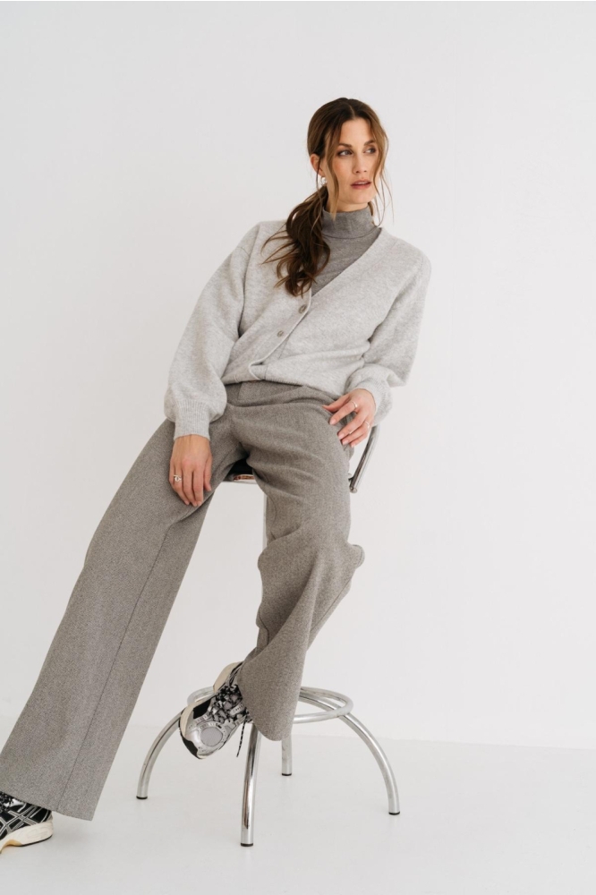 Maicazz grijze dames vest | Model