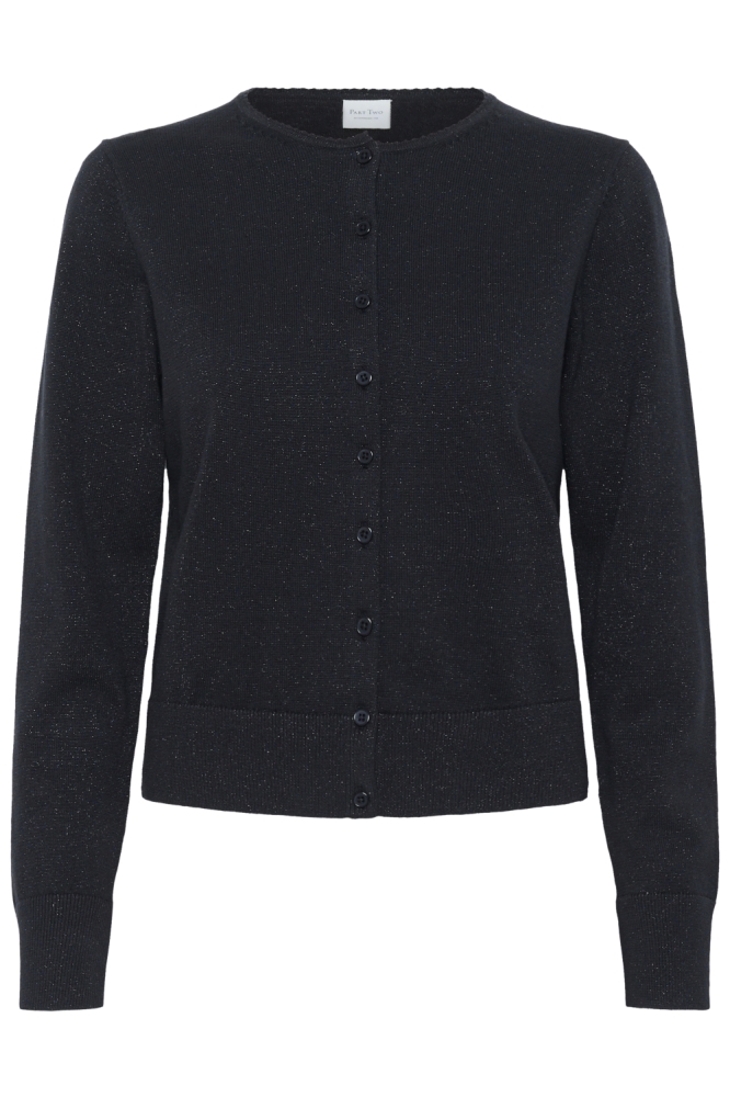 Part Two zwarte dames vest | Vooraanzicht