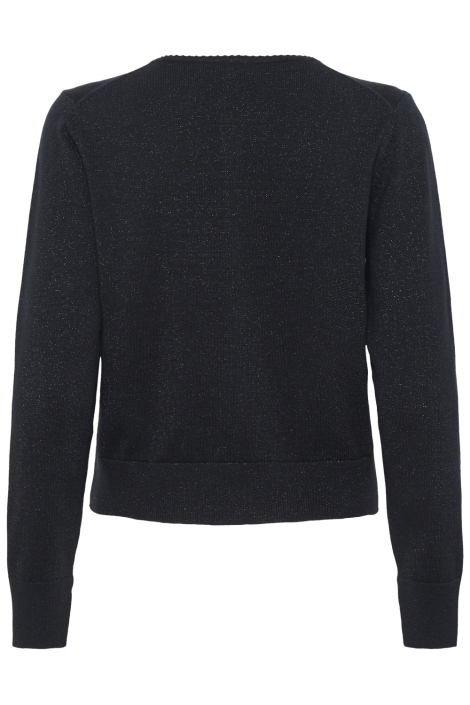 Part Two zwarte dames vest | Achteraanzicht