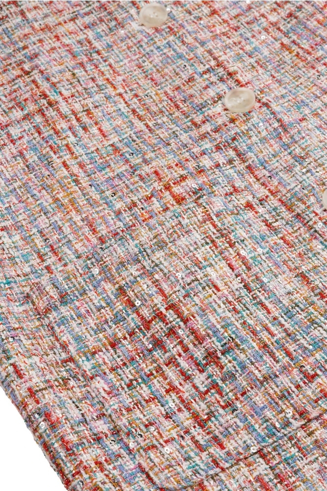 Studio Amaya multi color dames gilet | Kleurstaal