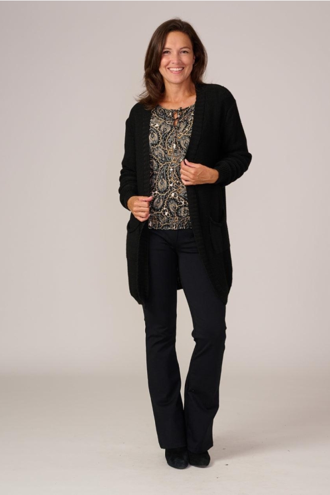 FOS Amsterdam zwarte dames vest | Model