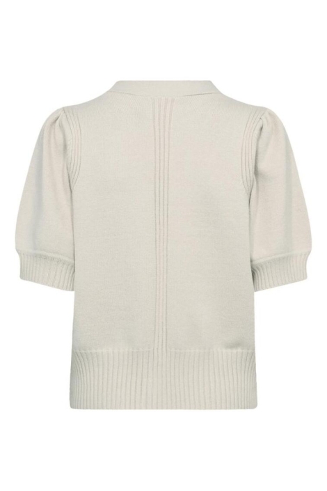 Freequent beige dames vest | Achteraanzicht