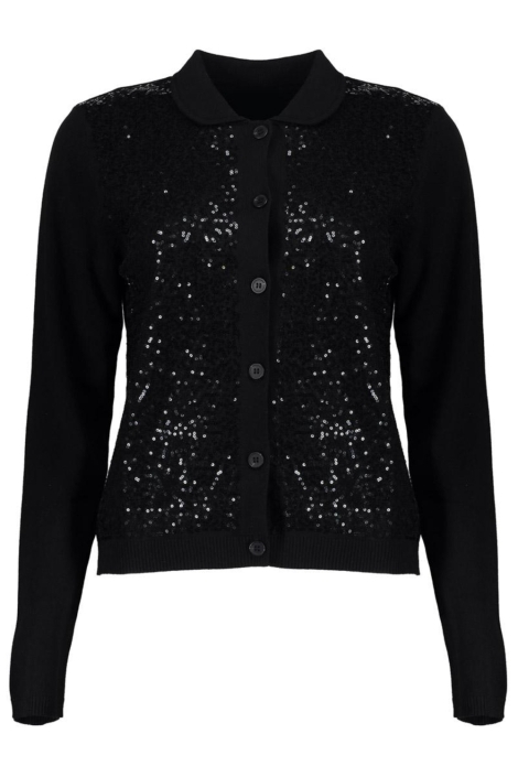 Geisha zwarte dames vest | Vooraanzicht