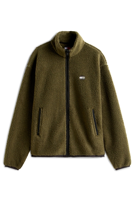 Tommy Jeans groene heren vest | Vooraanzicht