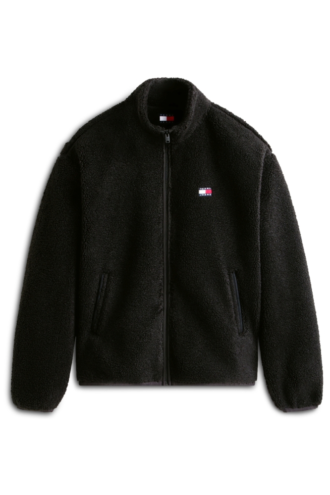 Tommy Jeans zwarte heren vest | Vooraanzicht