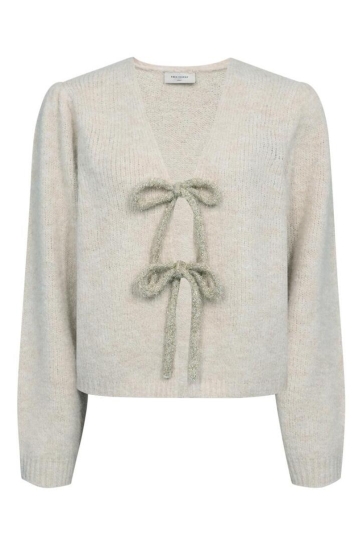 Freequent FQGRSLULU CARDIGAN 207033 MOONBEAM MELANGE