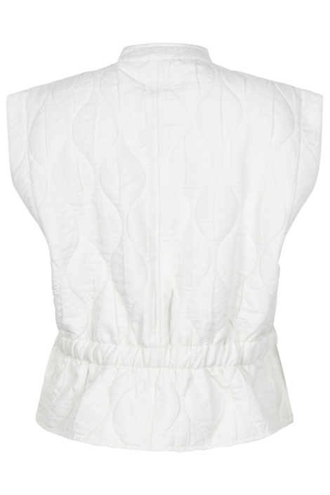 Zoso beige dames gilet | Achteraanzicht