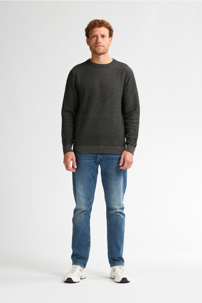 Petrol Industries grijze heren trui | Model