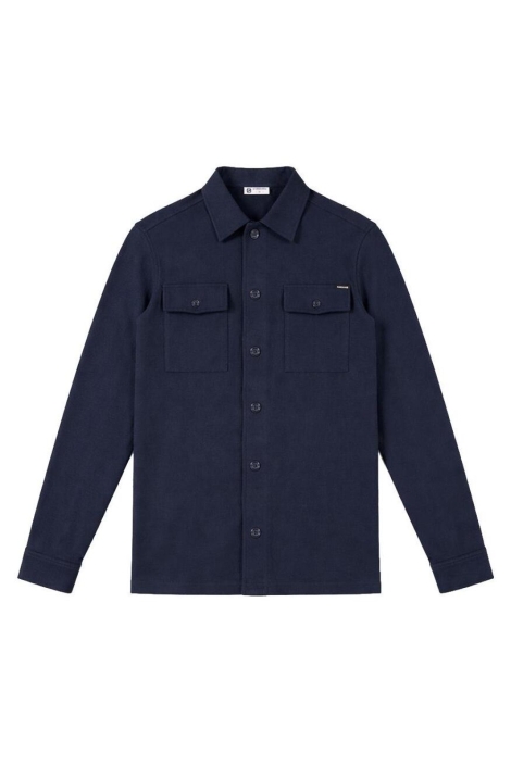 Gabbiano blauwe heren overhemd | Vooraanzicht