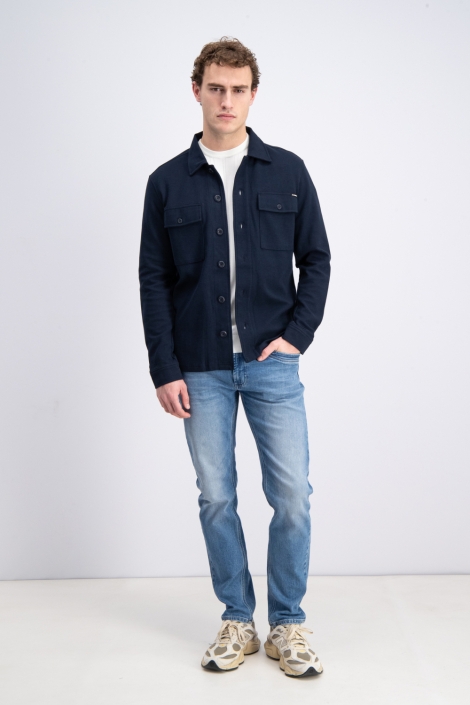 Gabbiano blauwe heren overhemd | Model