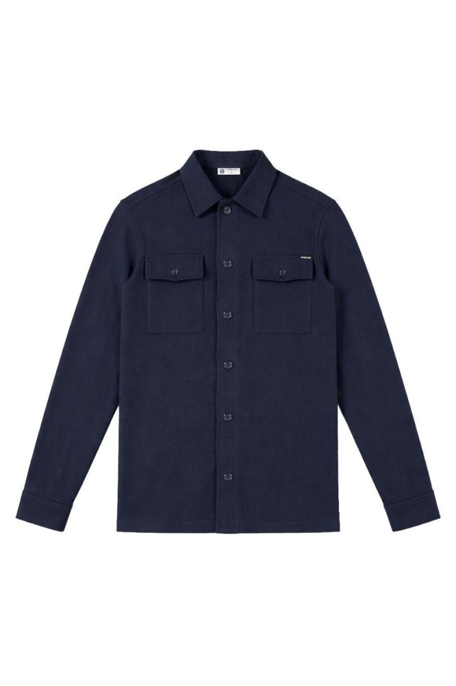 Gabbiano blauwe heren overhemd | Vooraanzicht