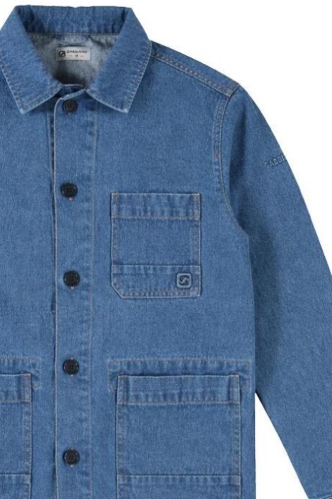 Gabbiano blauwe heren jas | Close up