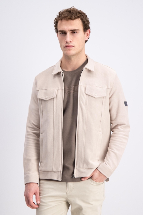 Gabbiano ecru heren vest | Model