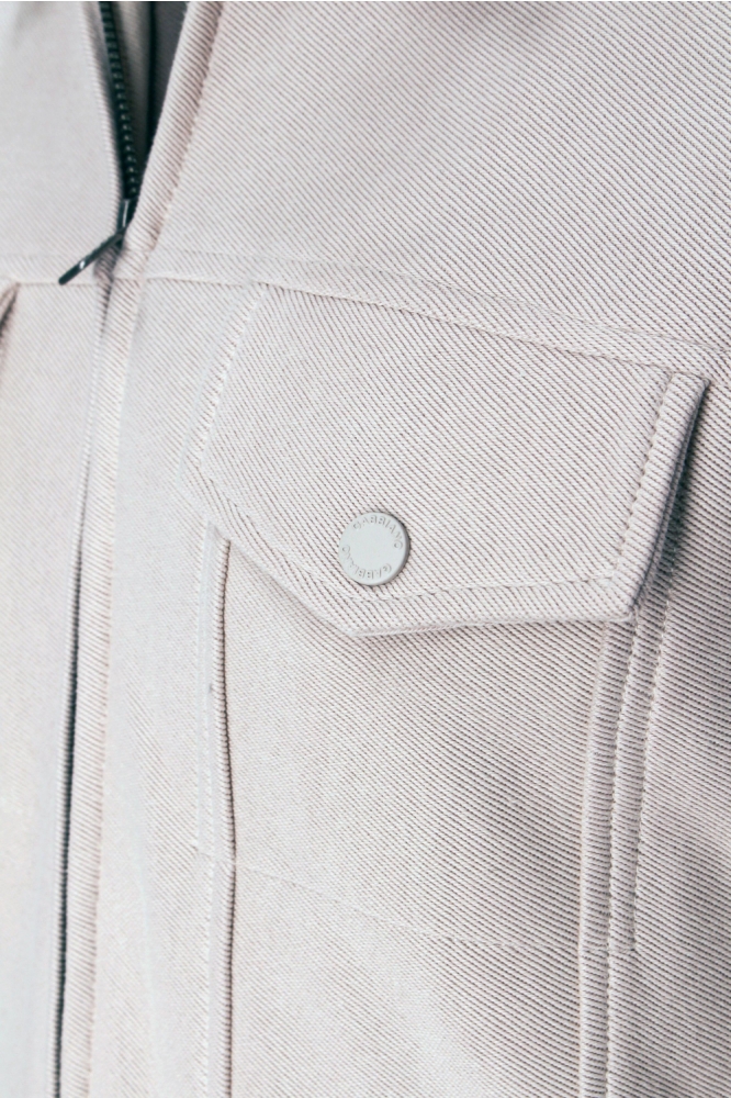 Gabbiano ecru heren vest | Close up
