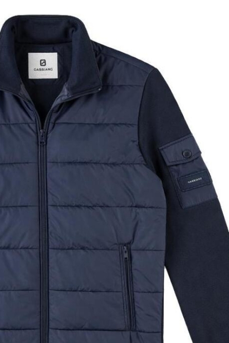 Gabbiano blauwe heren vest | Close up