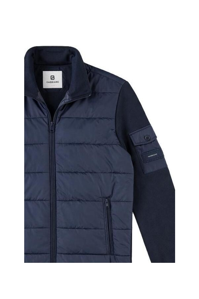 Gabbiano blauwe heren vest | Close up