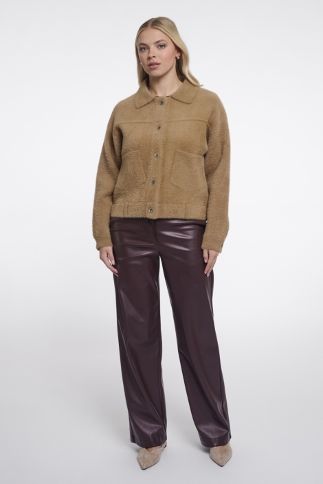 Rino & Pelle camel dames vest | Model