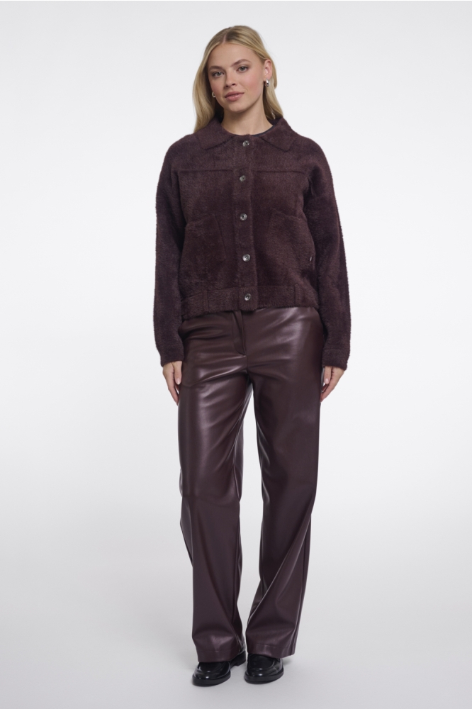Rino & Pelle bordeaux dames vest | Model