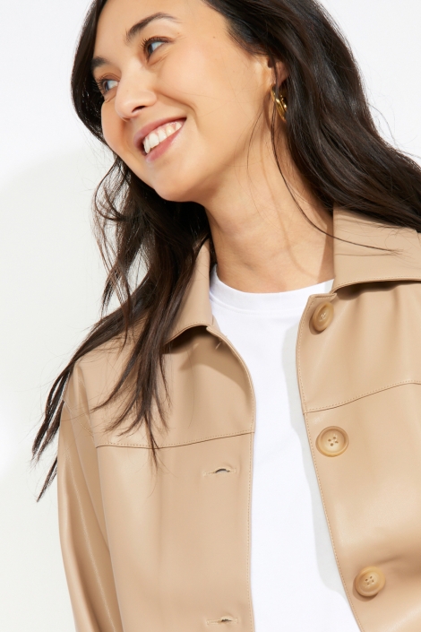 LolaLiza zand dames blouse | Close up