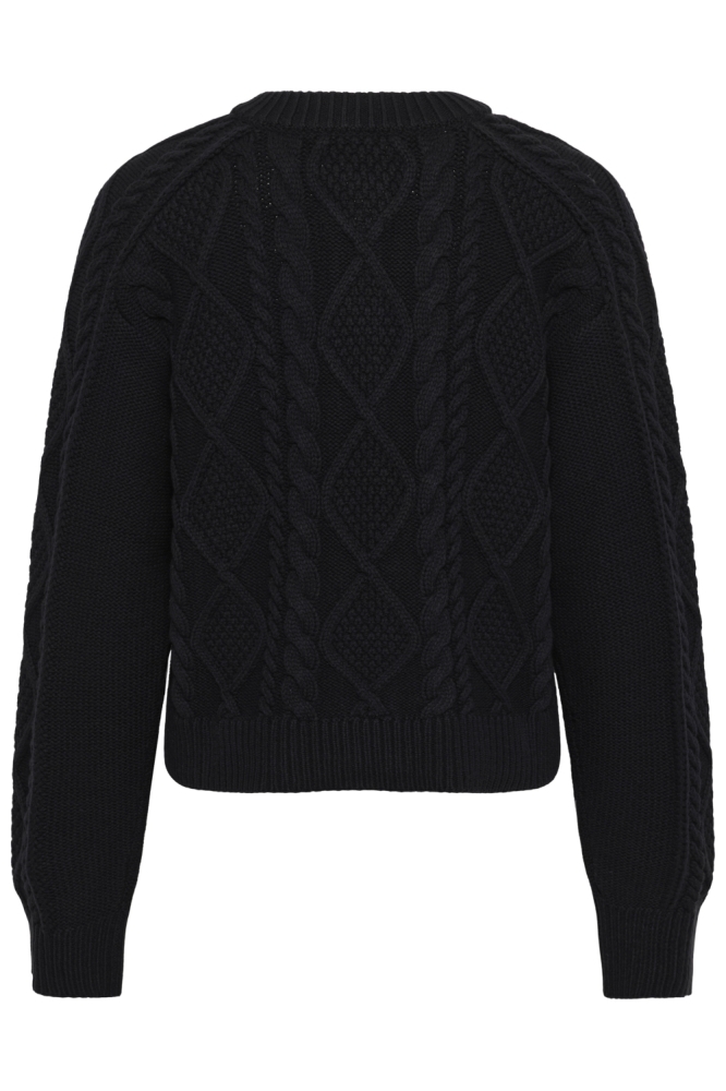 Part Two blauwe dames vest | Achteraanzicht