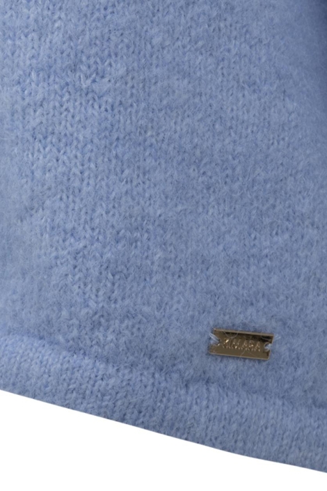 Kimara blauwe dames vest | Close up