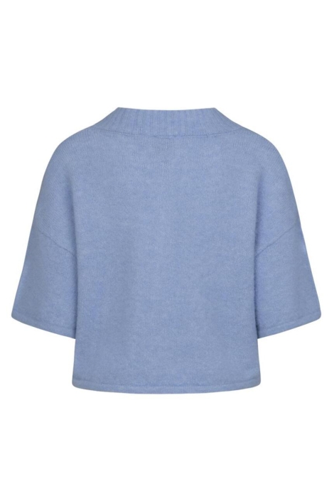 Kimara blauwe dames vest | Achteraanzicht