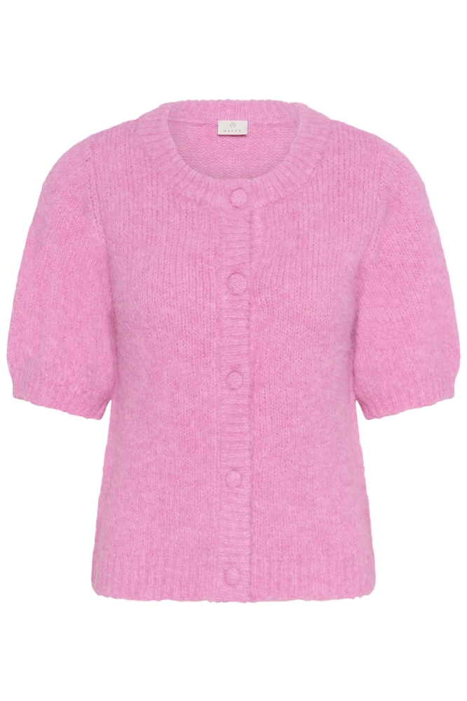 Kaffe roze dames vest | Vooraanzicht