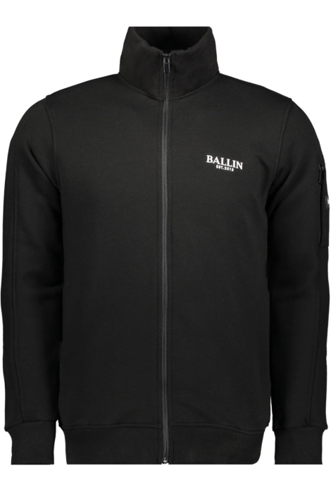 Ballin zwarte heren vest | Vooraanzicht