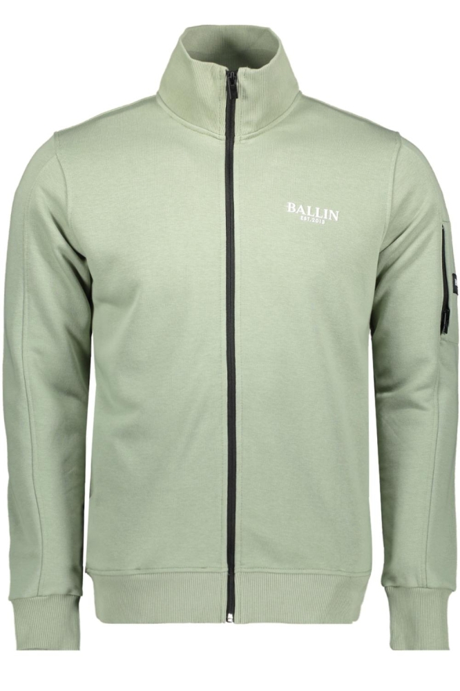 Ballin groene heren vest | Vooraanzicht