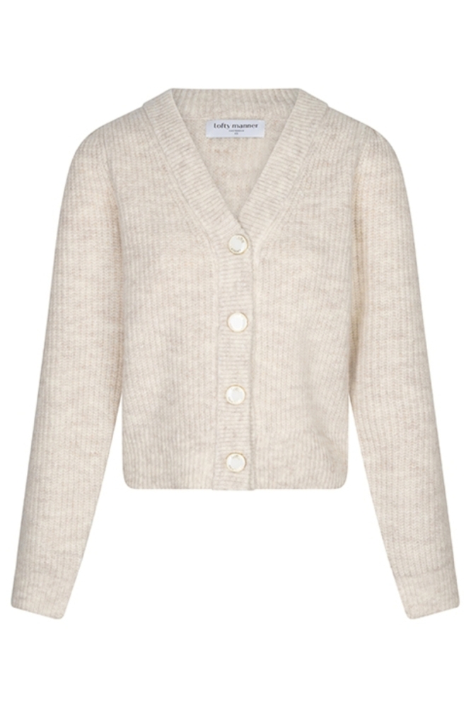 Lofty Manner beige dames vest | Vooraanzicht