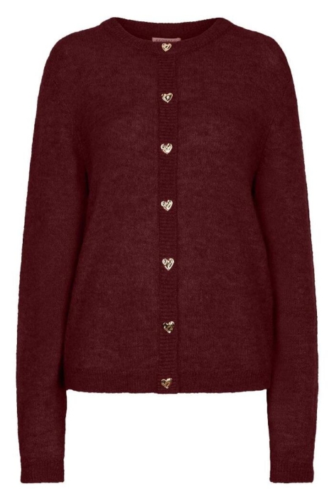 EsQualo bordeaux dames trui | Vooraanzicht