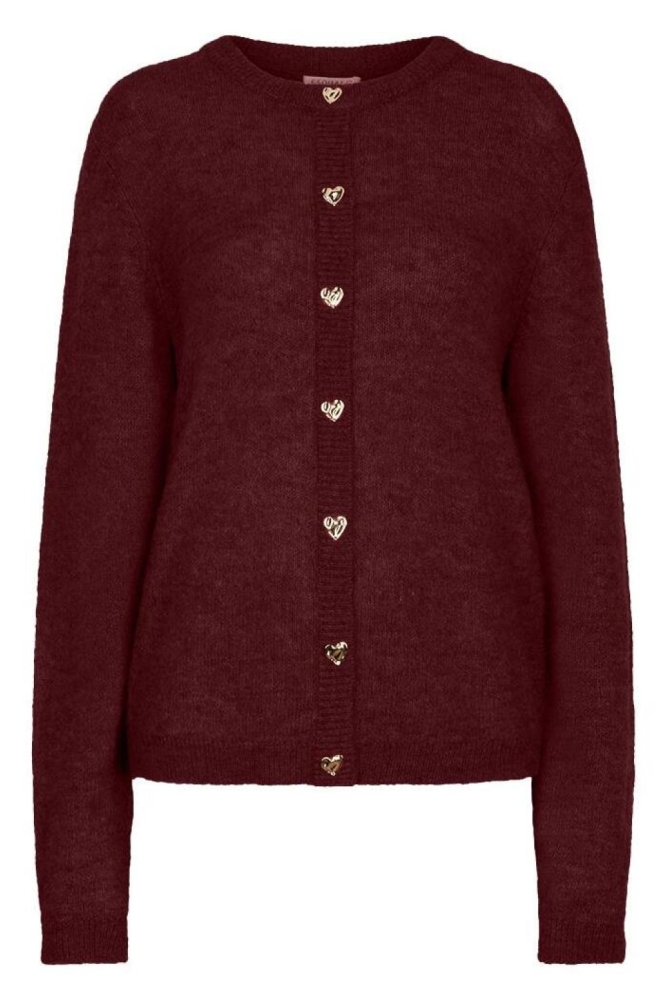 EsQualo bordeaux dames trui | Vooraanzicht