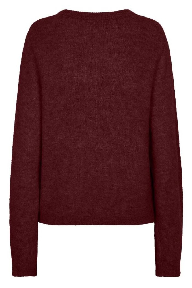 EsQualo bordeaux dames trui | Achteraanzicht