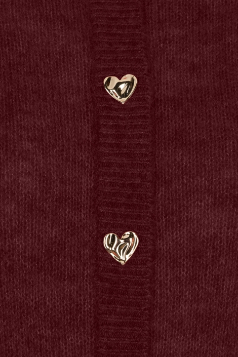 EsQualo bordeaux dames trui | Kleurstaal